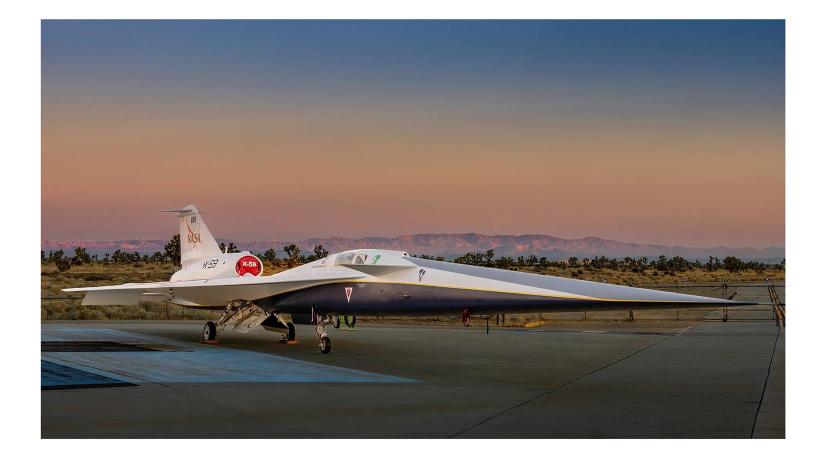 La NASA presentó el avión supersónico silencioso  X-59 en un esfuerzo por reactivar los vuelos comerciales 