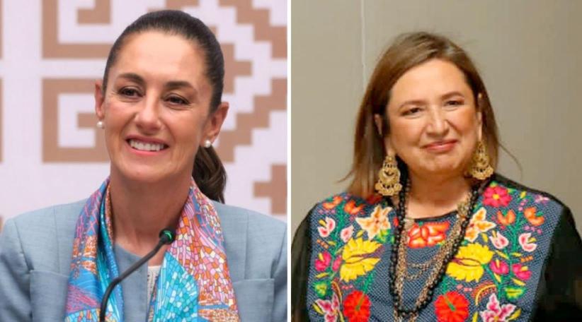 Claudia Sheinbaum y Xóchitl Gálvez 