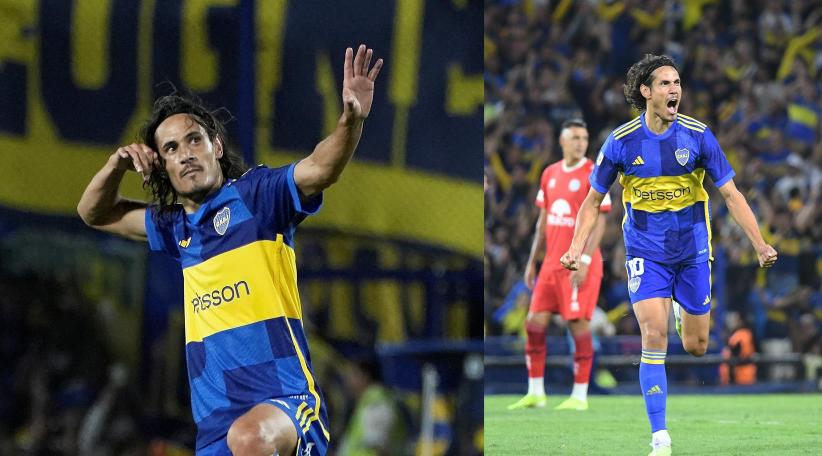 Boca Juniors logra una vibrante victoria frente a Belgrano con un triplete de Cavani