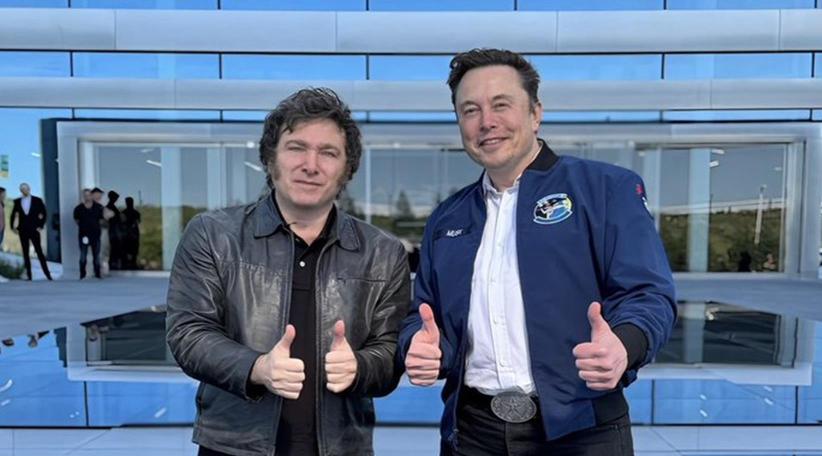 Milei se reunió con Elon Musk en Tesla donde hablaron de litio, Brasil y el amor por el libre mercado