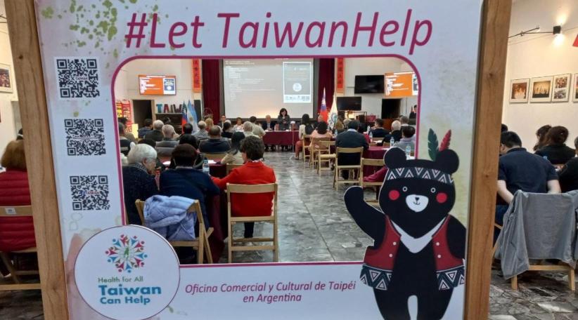 Apoyo masivo en Buenos Aires pidiendo la participación de Taiwán en la OMS