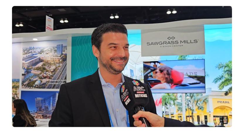 Sawgrass Mills de Fort Lauderdale llevó sus novedades al IPW 2024