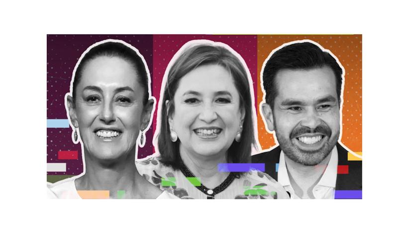 Elecciones en México Claudia Sheinbaum, Xóchitl Gálvez y Álvarez Máynez compiten por la presidencia