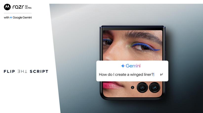Motorola y Google transforman la experiencia de usuario con inteligencia artificial en la nueva familia Razr 2024