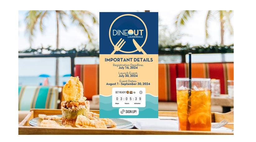 Dine Out Lauderdale 2024: ¡Una Oportunidad Única para restaurantes y consumidores por igual!