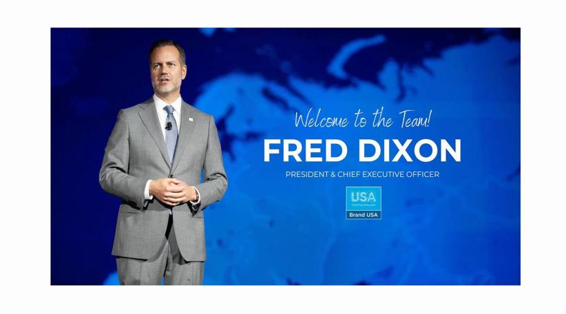 Fred Dixon asume formalmente el cargo de CEO de Brand USA con un mensaje a la industria de viajes