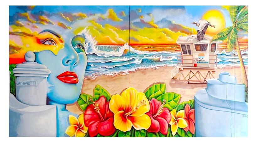 Descubre los imperdibles murales de Greater Fort Lauderdale