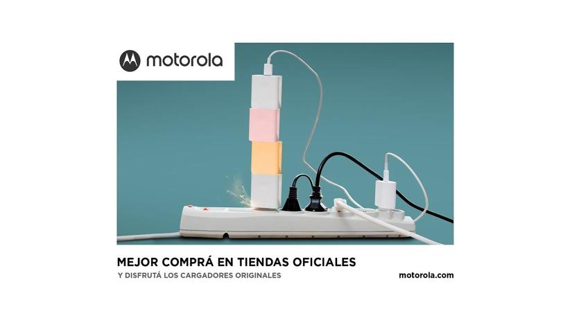 Motorola lanza la campaña "Comprá Oficial": seguridad y beneficios al comprar en canales autorizados