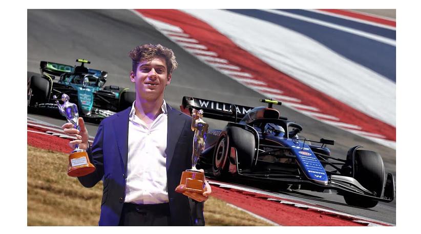 Franco Colapinto fue reconocido por el Adelantamiento del Año y con el premio Olimpia de Oro, pero quedó fuera de la F1 en 2025
