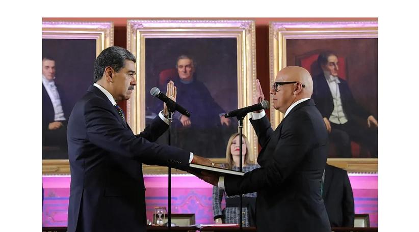 Venezuela Maduro jura como presidente mientras la oposición denuncia un golpe de Estado