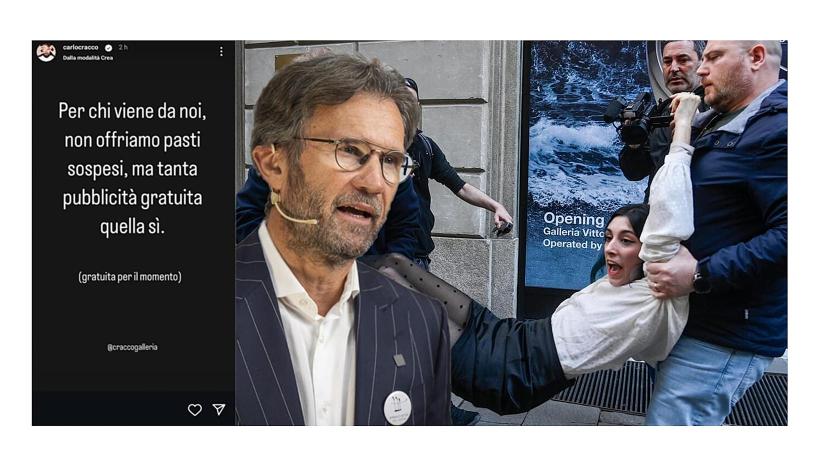 Ultima Generazione protests against Carlo Cracco spark legal measures in Milan