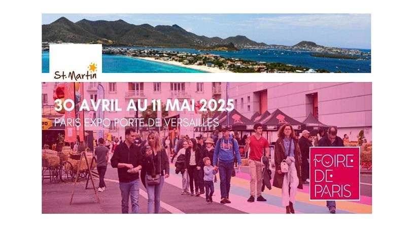 Saint-Martin, la "Friendly Island", desembarca con todo su encanto caribeño en la Feria de París 2025