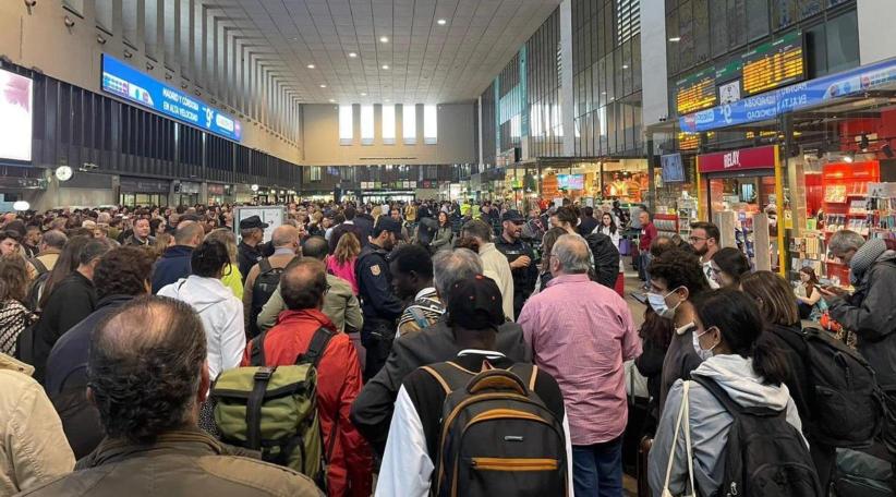 España Sabotaje y robo de cable paralizan el tren Madrid-Sevilla y afectan a miles de pasajeros
