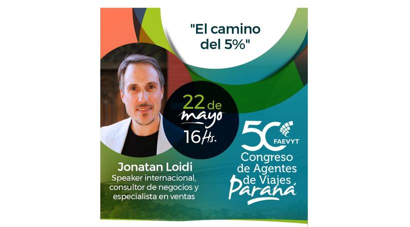 Jonatan Loidi brindará una conferencia clave sobre decisiones estratégicas en el Congreso de Agentes de Viajes
