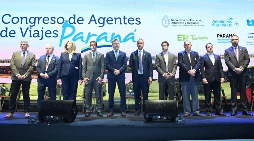 Comenzó el 50° Congreso de Agentes de Viajes FAEVYT en Paraná con convocatoria récord de 1.336 inscriptos