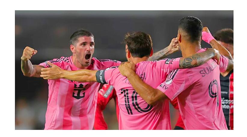 En el debut de De Paul, Messi brilló con dos asistencias y un triunfo agónico de Inter Miami frente al Atlas por la Leagues Cup