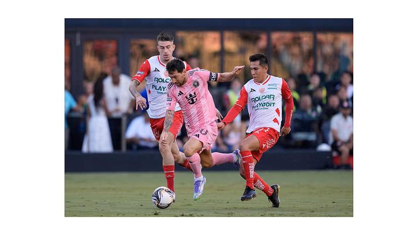 Inter Miami sufrió la lesión de Messi pero venció al Necaxa por penales en la Leagues Cup