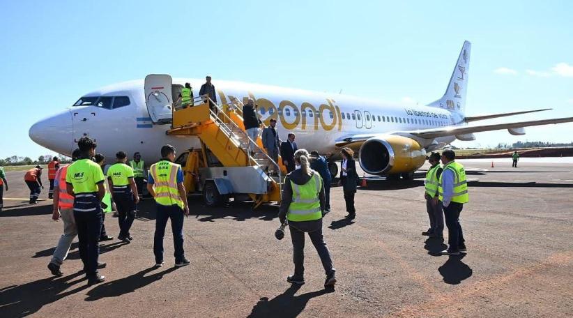 Flybondi aterriza en Encarnación y marca su regreso a Paraguay por el Mundial de Rally