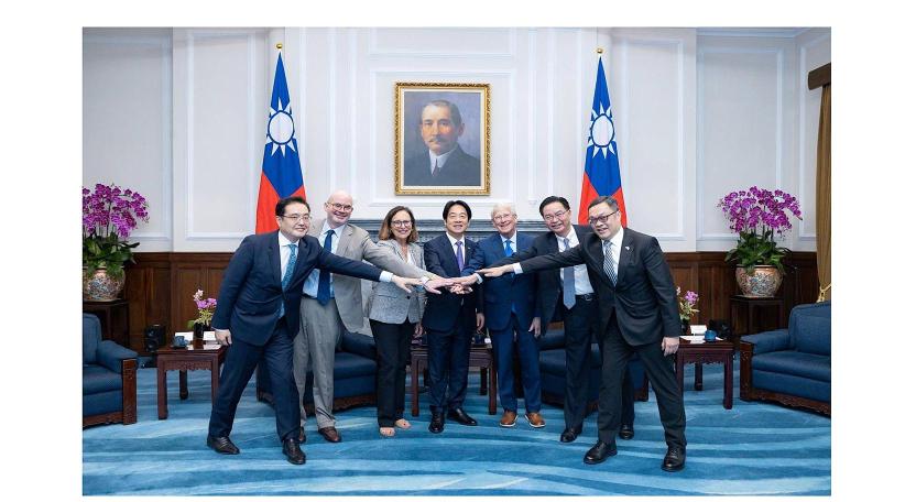 Taiwán refuerza su alianza con EE.UU.: Lai Ching-te recibió a senadores del Comité de Fuerzas Armadas