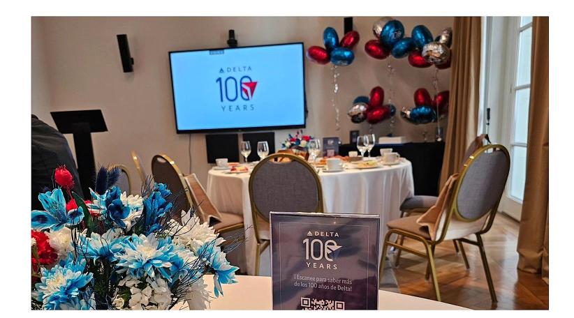 Delta celebró un siglo de historia en un encuentro con periodistas en Buenos Aires
