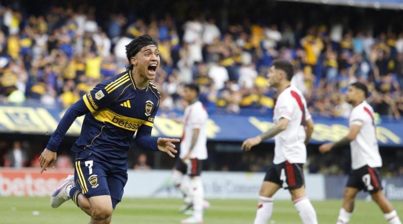 Triunfo clave de Boca ante River en el Superclásico.