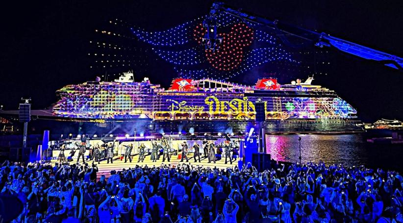 Fort Lauderdale da la bienvenida al Disney Destiny, el nuevo crucero de Disney Cruise Line con base en Port Everglades