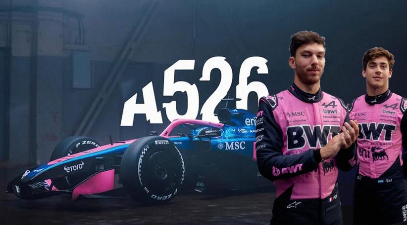 Alpine unveiled the A526, the single-seater Colapinto and Gasly will use in the 2026 Formula 1 season.