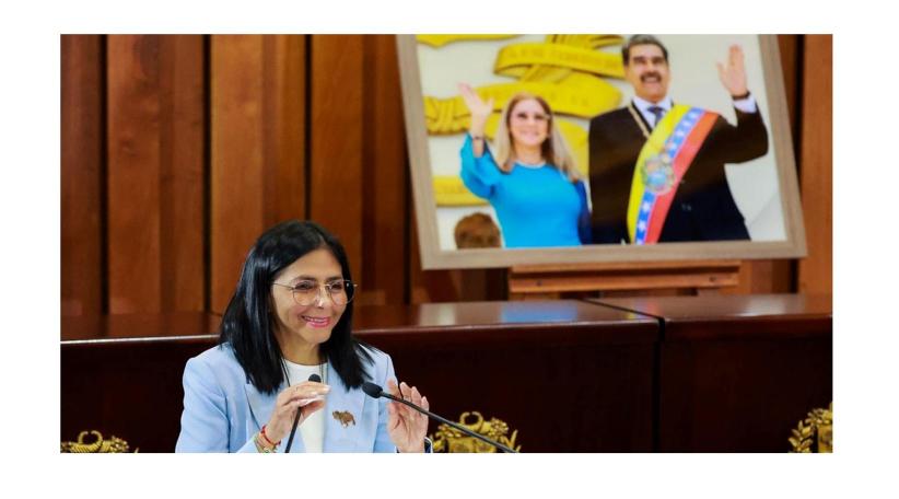 Delcy Rodríguez anuncia una ley de amnistía general para los presos políticos en Venezuela.