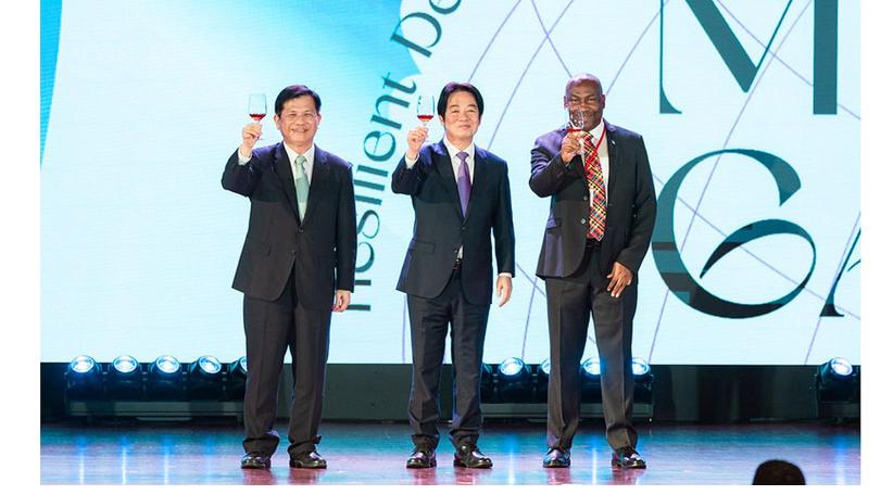Taiwán El presidente Lai asiste al banquete de primavera del Ministerio de Relaciones Exteriores.