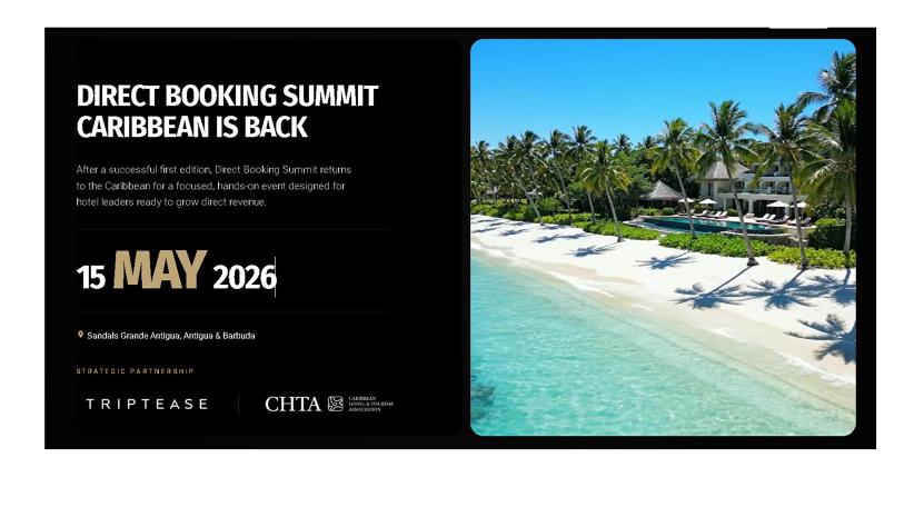 CHTA Announces Second Annual Direct Booking Summit, Caribbean.