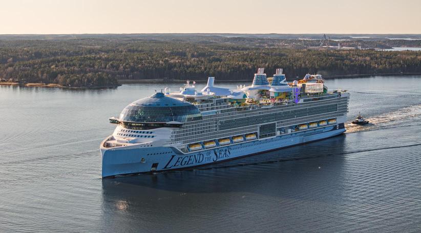 Royal Caribbean begins sea trials for Legend of the Seas ahead of July 2026 debut.