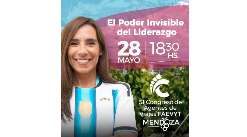 Natalia De Vita llevará liderazgo y gestión de la energía al 51° Congreso de FAEVYT en Mendoza.