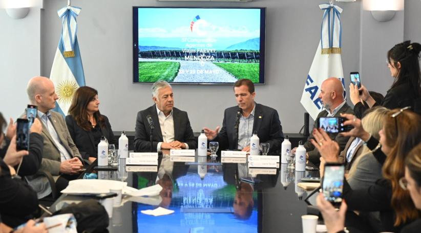 Presentación oficial del 51° Congreso Argentino de Agentes de Viajes de FAEVYT, que se realizará en Mendoza.