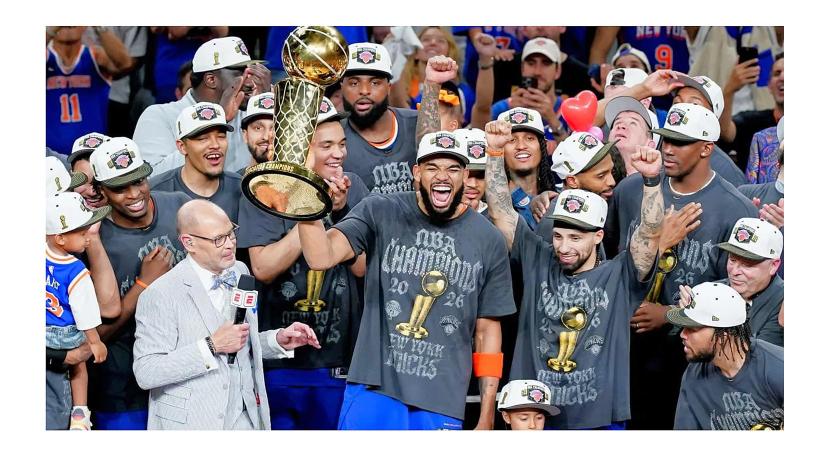 NBA: Los New York Knicks son campeones tras 53 años de espera.