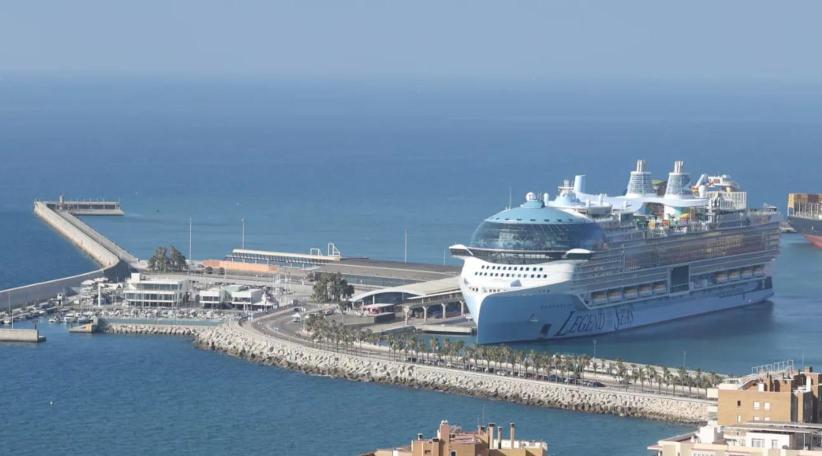 Legend of the Seas: o navio mais novo da Royal Caribbean estreou na Europa saindo da Costa del Sol.