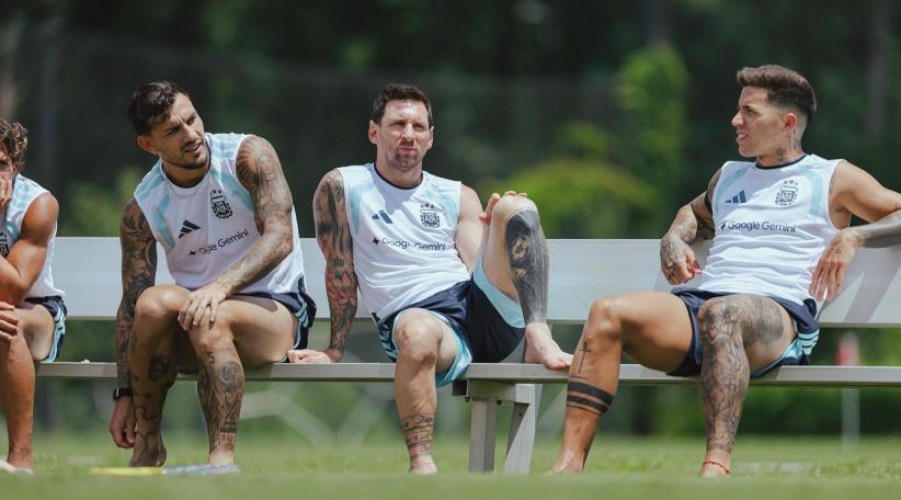 Argentina ya está en Nueva Jersey y se prepara para ir por la cuarta copa del mundo.