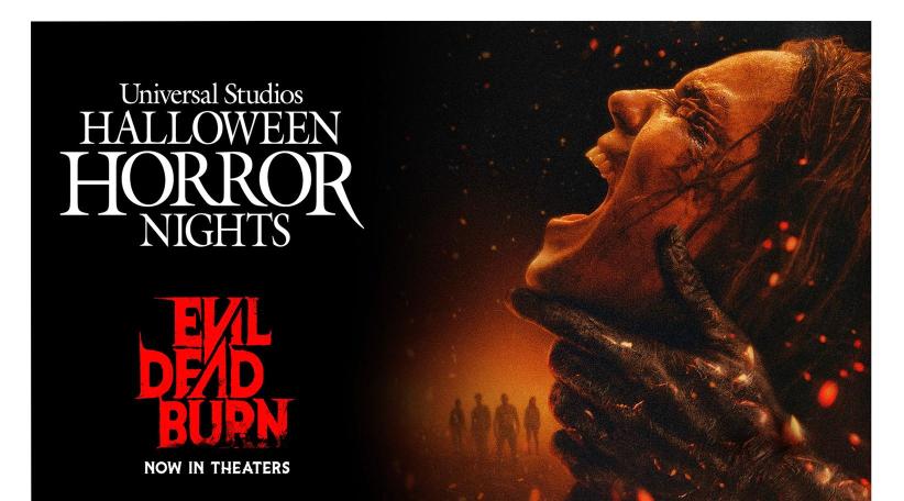 Halloween Horror Nights da Universal Studios anuncia a casa assombrada Evil Dead Burn.