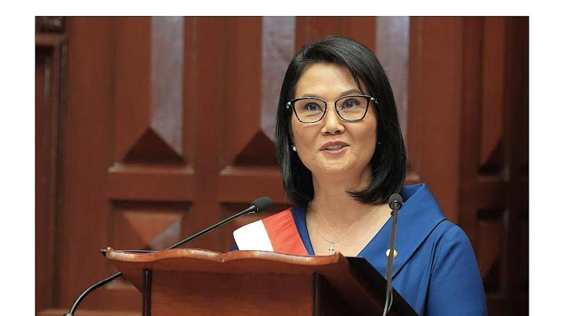 Keiko Fujimori juró como presidenta y gobernará Perú hasta 2031.