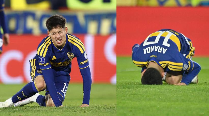 Tomás Aranda se fracturó el peroné y se perderá el resto de la temporada en Boca.