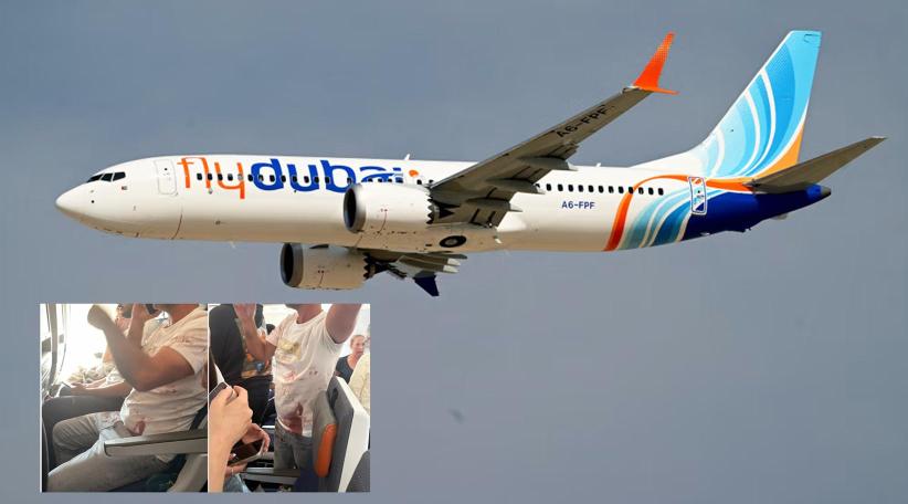 Alerta de secuestro en un vuelo de Flydubai a Tel Aviv: un piloto fue apuñalado y el avión aterrizó de emergencia en Arabia Saudita.