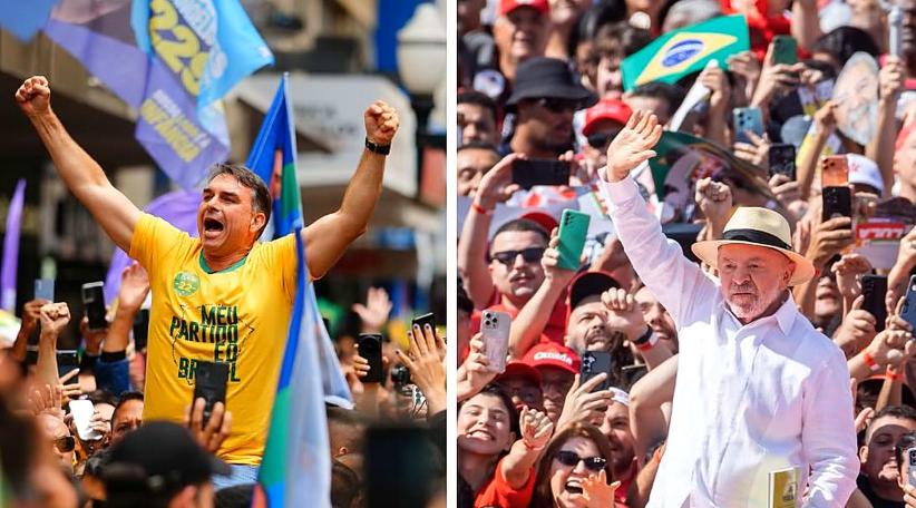 Brasil va al balotaje: Flávio Bolsonaro sorprende, supera a Lula y llega con ventaja al 25 de octubre.