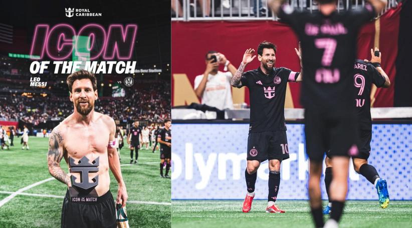 Messi deslumbra con dos goles y una asistencia en el triunfo de Inter Miami ante Atlanta United.