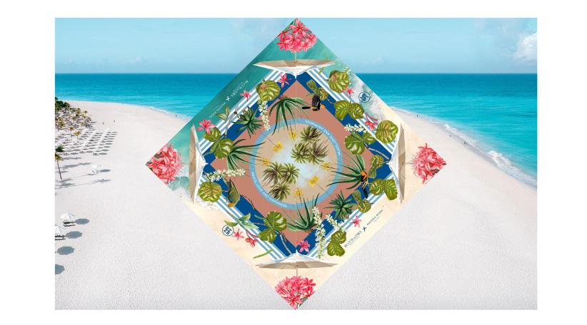 Bucuti &amp; Tara Unveils Exclusive Aruba-Inspired Designer Scarf by Maison Ryon.