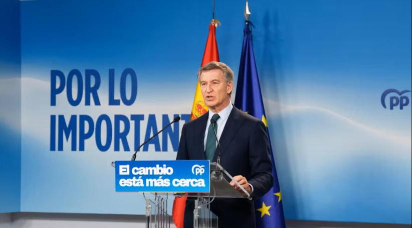 Elecciones en España PP y Vox rozan una mayoría amplia mientras el CIS sitúa al PSOE primero.