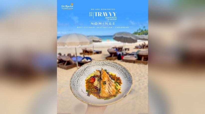Saint-Martin Seeks Top Culinary Honors at the 2026 Travvy Awards.