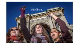 Italia: Manifestación contra los femicidios y la violencia hacia las mujeres en Milán