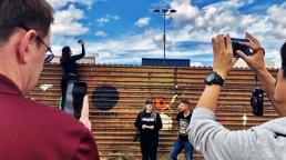 El muro de Trump se convirtió en atractivo turístico