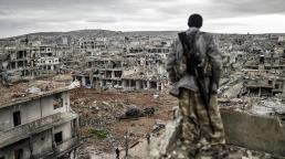 "We're knocking the hell out of ISIS. We'll be coming out of Syria like very soon," Trump told 