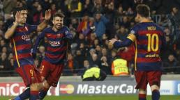 Barcelona goleó a la Roma por 4-1 en la ida de los cuartos de Final de la Champions