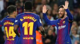 Con este triunfo, el equipo catalán alcanza el récord de 38 partidos invicto en Liga que atesora la Real Sociedad desde 1980. 